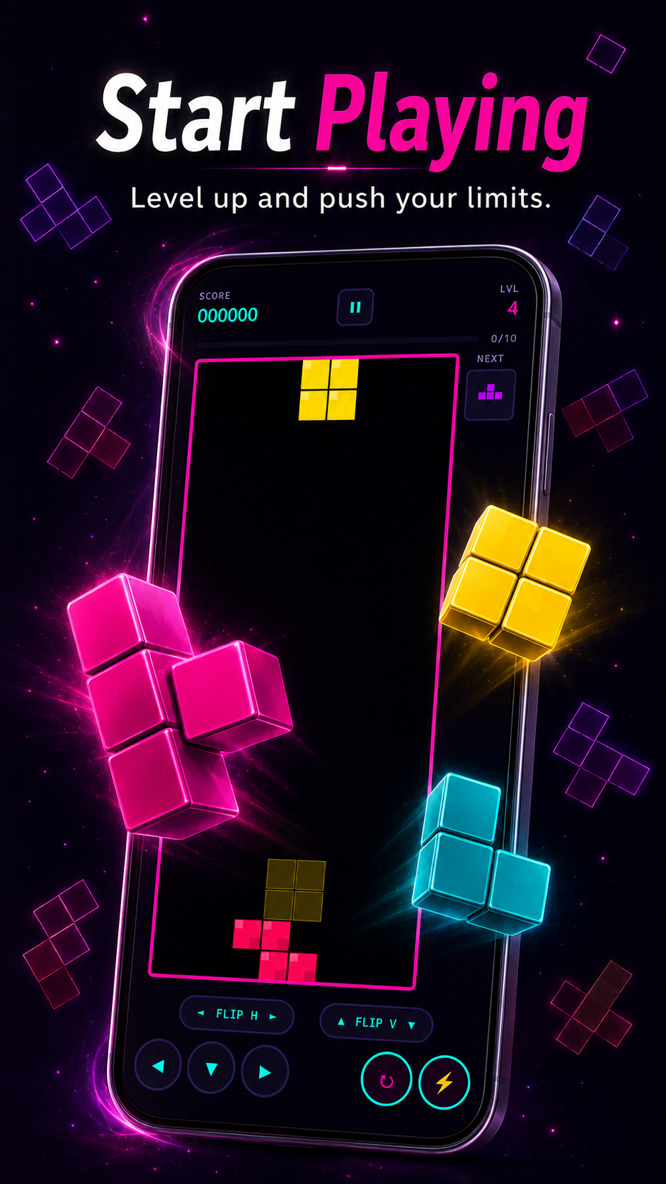 Fliptris Evolution screenshot 2