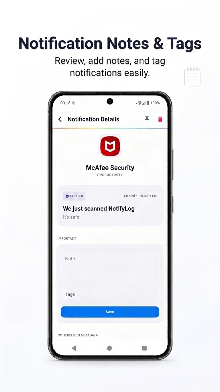 NotifyLog screenshot 2