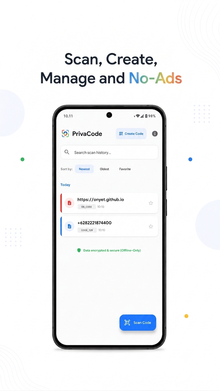 PrivaCode screenshot 1